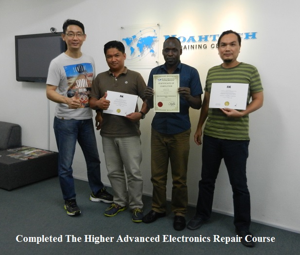 Participants from Uganda attend electronics repair course