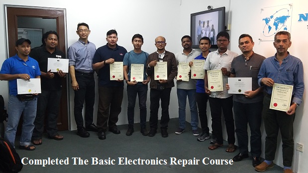 electronics repair course for india and maldives participants in malaysia