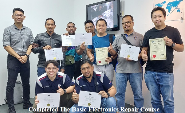 UTP staff attended electronics repair course