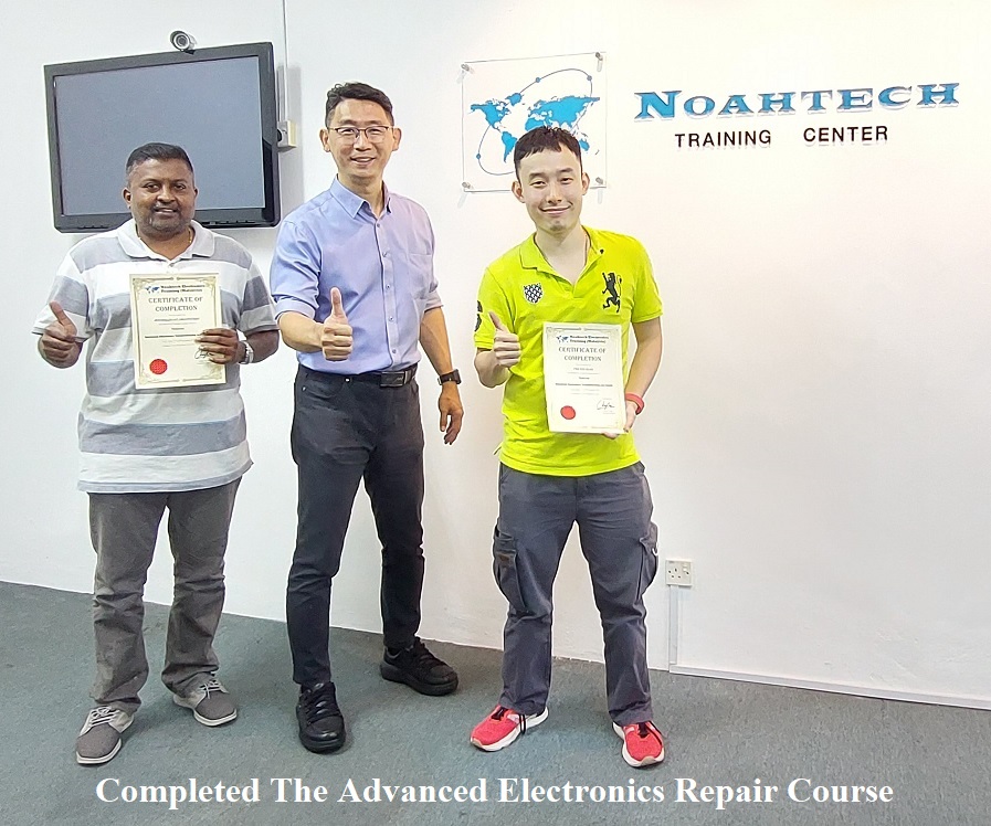 Epson Staff take electronics repair course