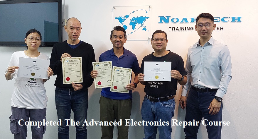 singapore student attended electronics repair course