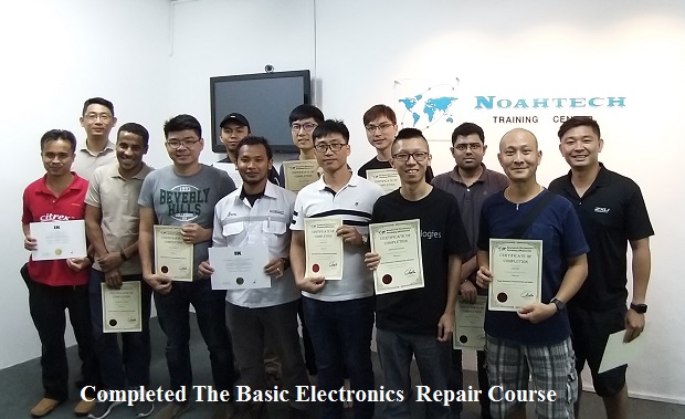 Singaporean study electronics repair course