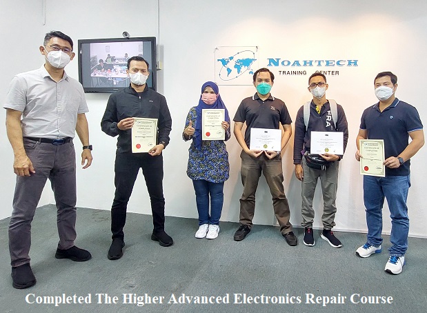 Infineon employee attend technical training course in Noahtech