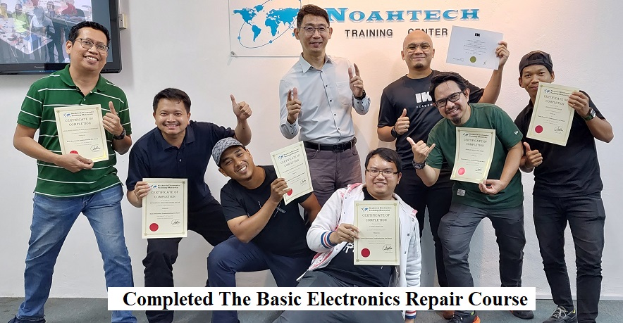 Deftech engineer attended electronics repair course