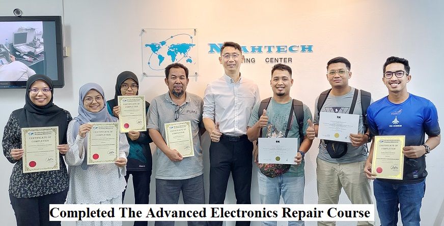 Atsc staff attend electronics repair course