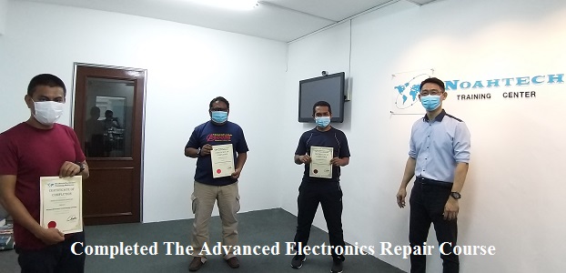 completed the electronics repair ourse for students from Shah Alam, Bangi and Gombak