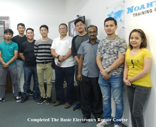shell malaysia training participants in electronics