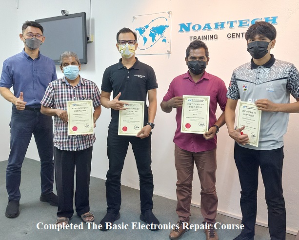 electronics repair course for Maldives student
