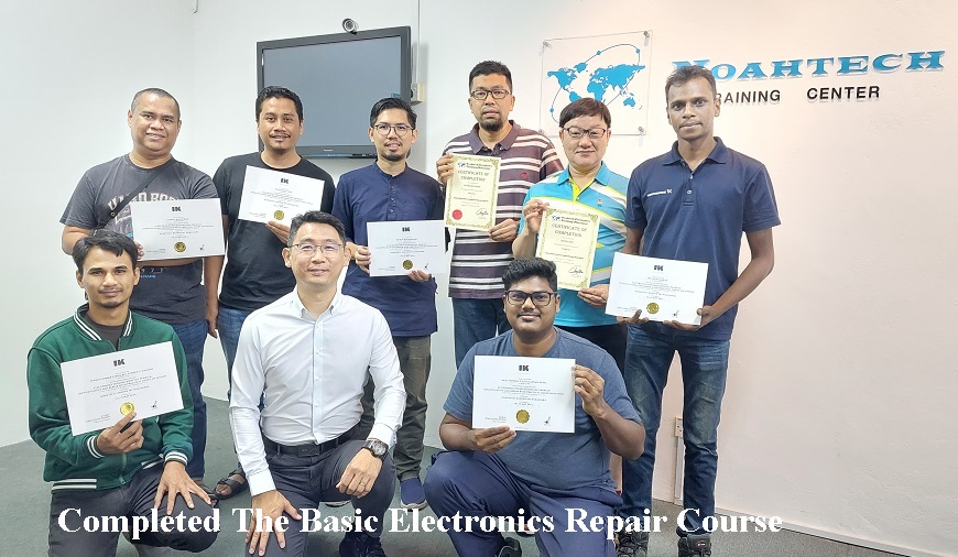 grundfos staff attended electronics repair course