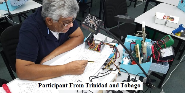trinidad and tobago electronics repair course student
