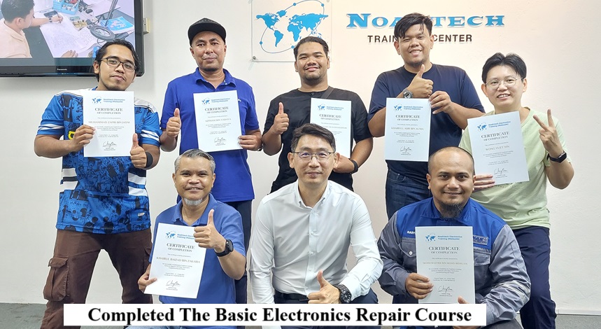 Lunas technicians attended electronics repair course