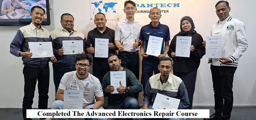 electronics repair course for Airod, Perodua and Petronas